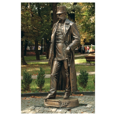 Monument to Franz Joseph I in Chernivtsi. Ukraina